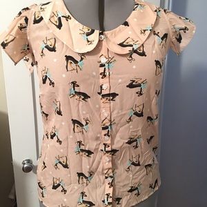 Beach Bash rayon top